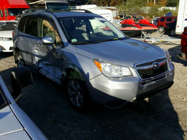 JF2SJAGCXEH412786 - 2014 SUBARU FORESTER 2 SILVER photo 1