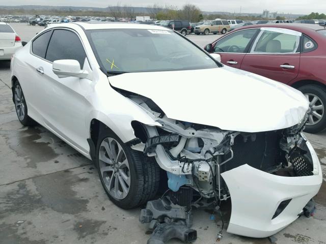 1HGCT2B89FA004698 - 2015 HONDA ACCORD EXL WHITE photo 1