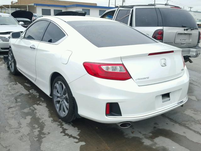 1HGCT2B89FA004698 - 2015 HONDA ACCORD EXL WHITE photo 3