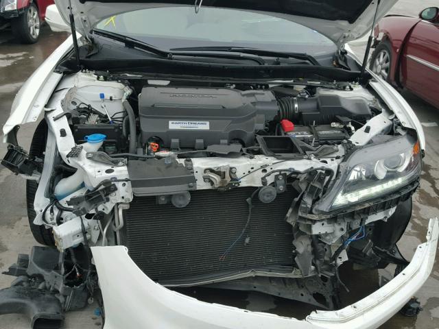 1HGCT2B89FA004698 - 2015 HONDA ACCORD EXL WHITE photo 7