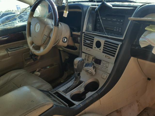 5LMEU68H75ZJ12118 - 2005 LINCOLN AVIATOR BEIGE photo 9