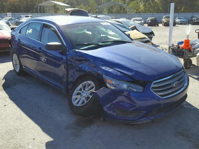 1FAHP2D88DG152671 - 2013 FORD TAURUS SE BLUE photo 1