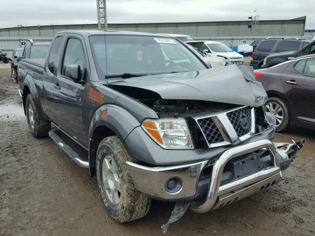 1N6AD06U07C459103 - 2007 NISSAN FRONTIER K GRAY photo 1