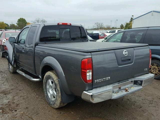 1N6AD06U07C459103 - 2007 NISSAN FRONTIER K GRAY photo 3