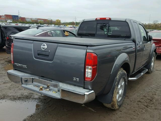 1N6AD06U07C459103 - 2007 NISSAN FRONTIER K GRAY photo 4