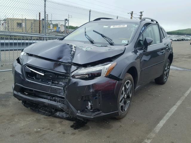 JF2GTAJC8JH329182 - 2018 SUBARU CROSSTREK GRAY photo 2