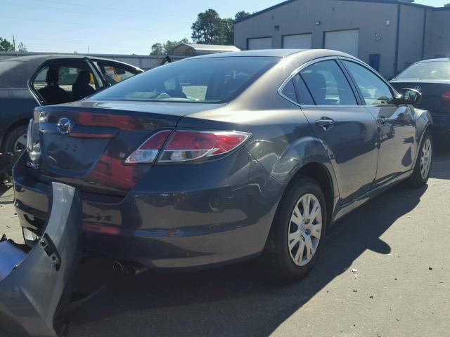 1YVHZ8BHXA5M45600 - 2010 MAZDA 6 I GRAY photo 4