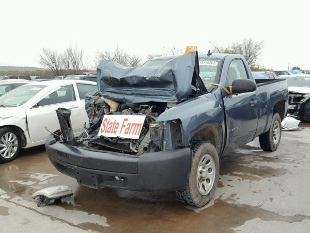 1GCEC14XX8Z260911 - 2008 CHEVROLET SILVERADO BLUE photo 2