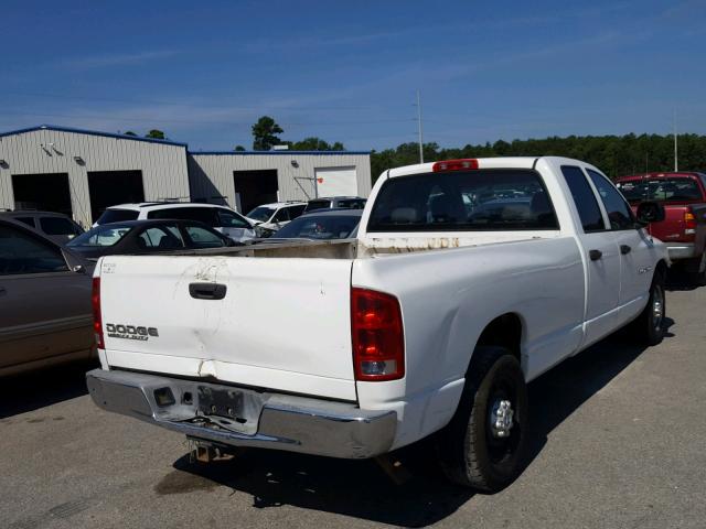 3D7KA28D64G256384 - 2004 DODGE RAM 2500 S WHITE photo 4