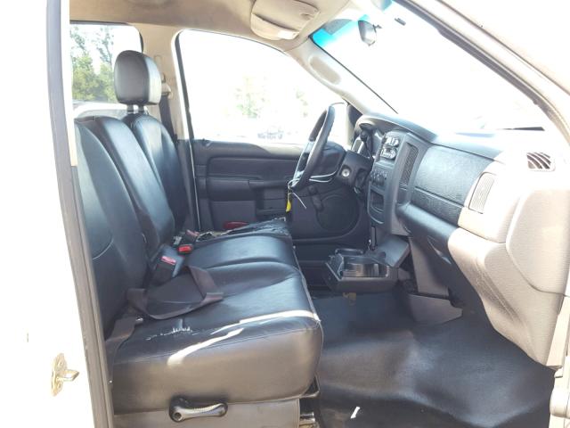 3D7KA28D64G256384 - 2004 DODGE RAM 2500 S WHITE photo 5