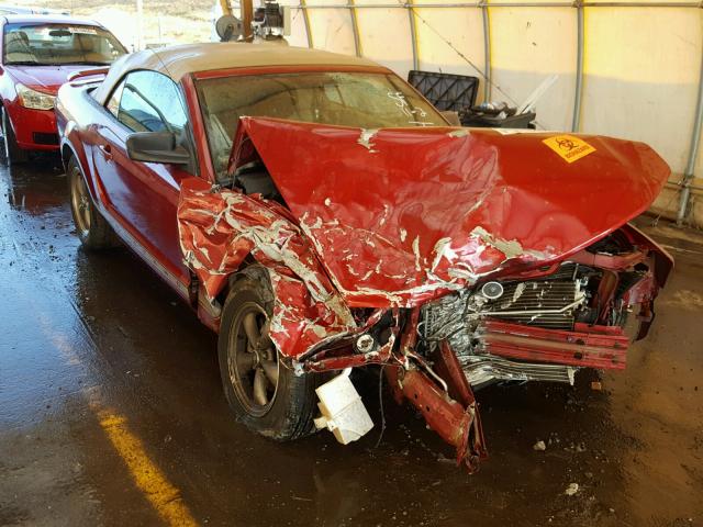 1ZVFT84N065146283 - 2006 FORD MUSTANG RED photo 1