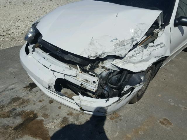 1G1JC52F347220071 - 2004 CHEVROLET CAVALIER WHITE photo 9