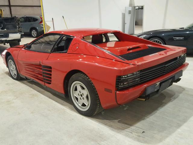 ZFFSG17A5L0083357 - 1990 FERRARI TESTAROSSA RED photo 3