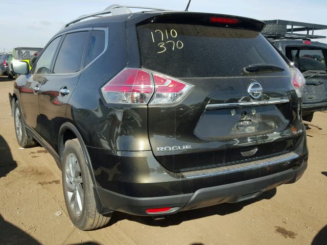 5N1AT2MV0FC855944 - 2015 NISSAN ROGUE S BLACK photo 3