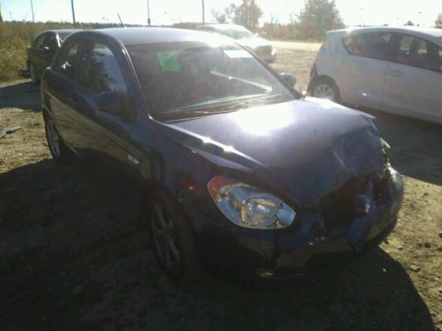 KMHCN36C37U011221 - 2007 HYUNDAI ACCENT BLUE photo 1