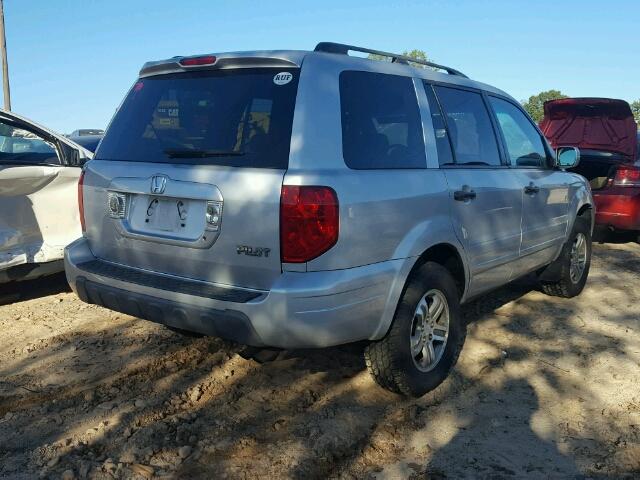 2HKYF18563H602352 - 2003 HONDA PILOT SILVER photo 4