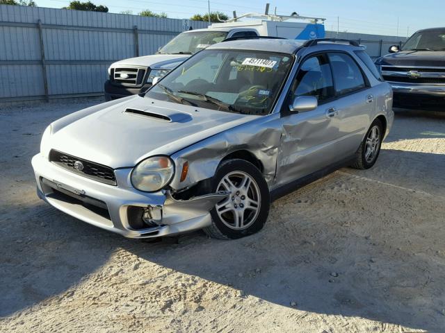 JF1GG29652G827702 - 2002 SUBARU IMPREZA WR SILVER photo 2