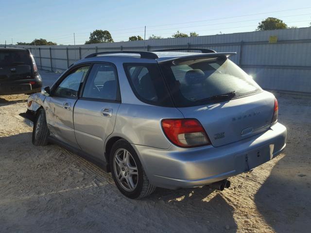 JF1GG29652G827702 - 2002 SUBARU IMPREZA WR SILVER photo 3