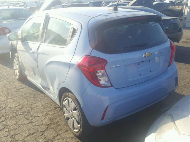 KL8CB6SA0GC644485 - 2016 CHEVROLET SPARK LS BLUE photo 3