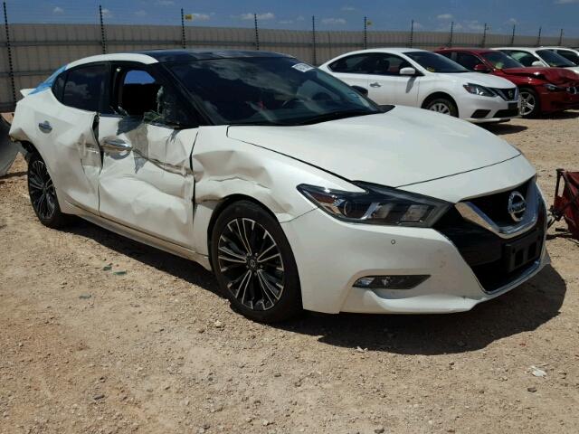 1N4AA6AP9GC904329 - 2016 NISSAN MAXIMA 3.5 WHITE photo 1