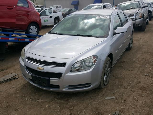 1G1ZH57B69F144613 - 2009 CHEVROLET MALIBU 1LT ვერცხლისფერი ფოტო 2