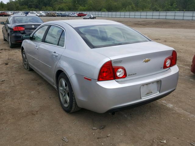 1G1ZH57B69F144613 - 2009 CHEVROLET MALIBU 1LT ვერცხლისფერი ფოტო 3