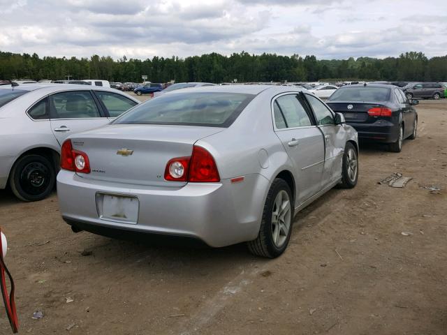 1G1ZH57B69F144613 - 2009 CHEVROLET MALIBU 1LT ვერცხლისფერი ფოტო 4
