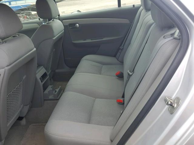 1G1ZH57B69F144613 - 2009 CHEVROLET MALIBU 1LT ვერცხლისფერი ფოტო 6