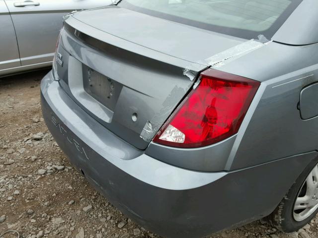 1G8AJ55F46Z139977 - 2006 SATURN ION GRAY photo 9