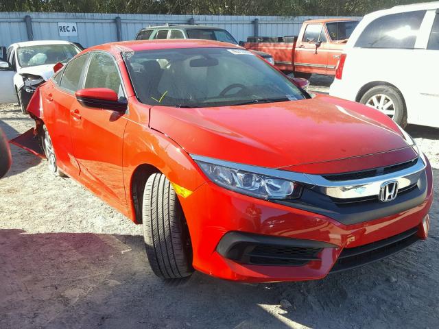 2HGFC2F54HH508223 - 2017 HONDA CIVIC LX RED photo 1