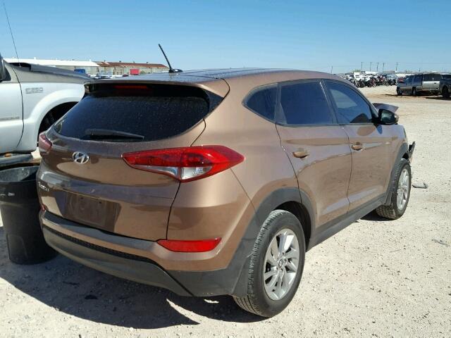 KM8J23A44GU202548 - 2016 HYUNDAI TUCSON SE BROWN photo 4