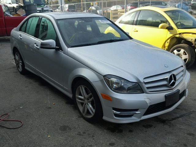 WDDGF8AB7DR301576 - 2013 MERCEDES-BENZ C 300 4MAT SILVER photo 1