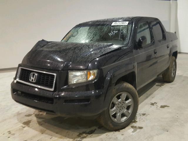 2HJYK16348H511069 - 2008 HONDA RIDGELINE BLACK photo 2