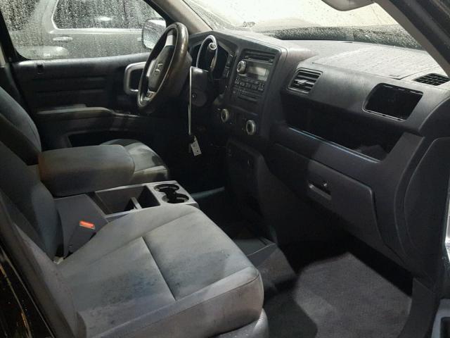 2HJYK16348H511069 - 2008 HONDA RIDGELINE BLACK photo 5