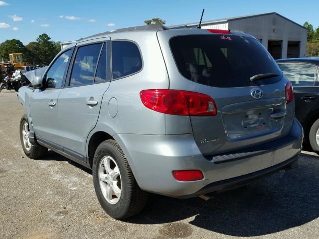 5NMSG13D58H206502 - 2008 HYUNDAI SANTA FE G GREEN photo 3