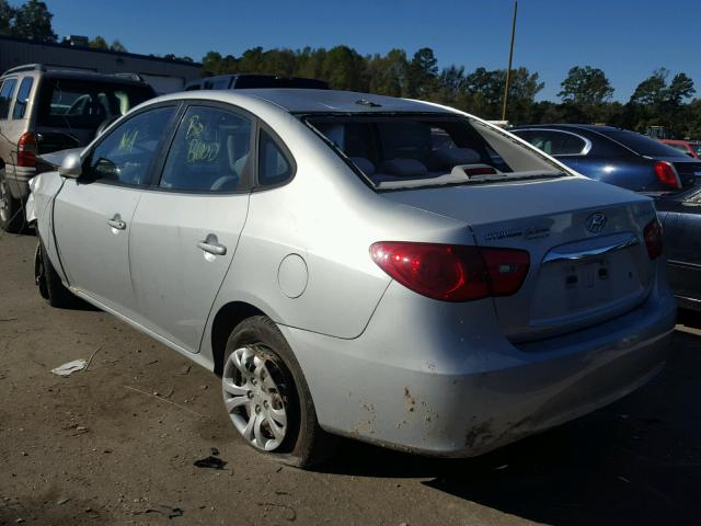 KMHDU4AD8AU031193 - 2010 HYUNDAI ELANTRA BL SILVER photo 3