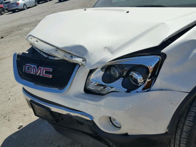 1GKLVMED5AJ108406 - 2010 GMC ACADIA SLT 白色 照片 9