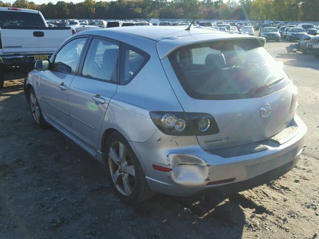 JM1BK343461437253 - 2006 MAZDA 3 HATCHBAC SILVER photo 3