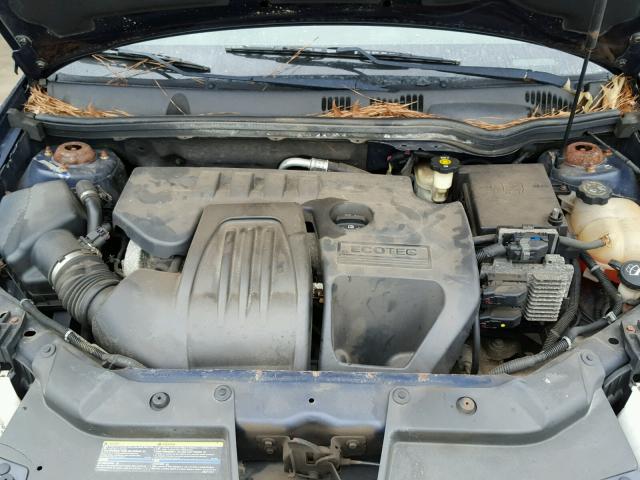 1G1AK58F687137282 - 2008 CHEVROLET COBALT BLUE photo 7