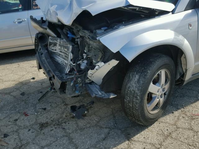 5GZCZ33Z87S850468 - 2007 SATURN VUE HYBRID SILVER photo 9