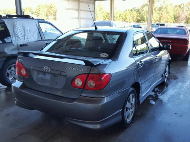 2T1BR32E47C773269 - 2007 TOYOTA COROLLA CE GRAY photo 4