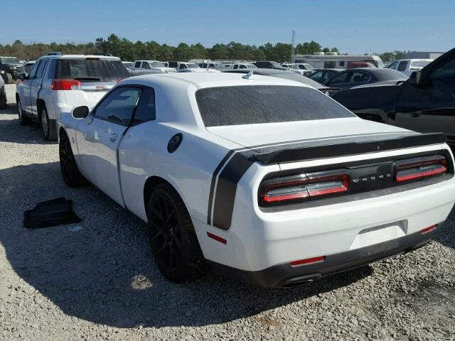 2C3CDZFJ4FH732324 - 2015 DODGE CHALLENGER WHITE photo 3