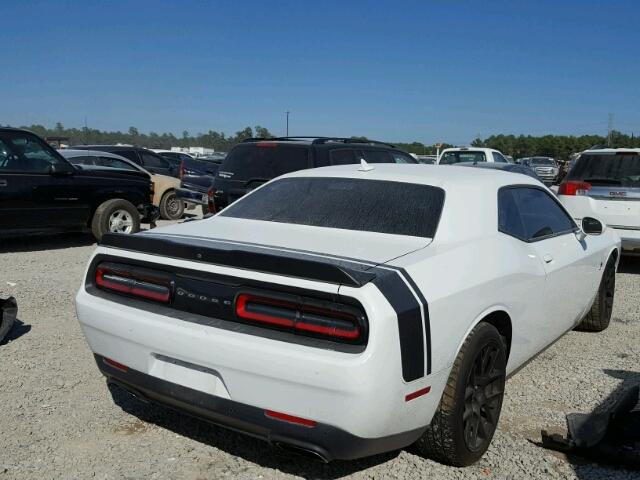 2C3CDZFJ4FH732324 - 2015 DODGE CHALLENGER WHITE photo 4