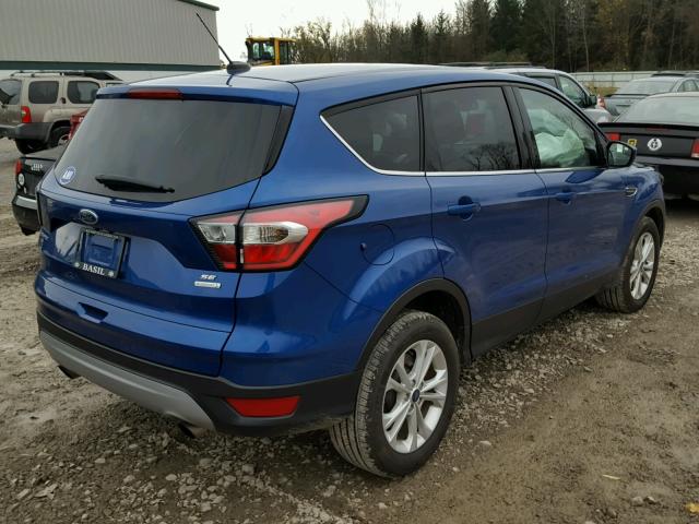 1FMCU0GD7HUC32606 - 2017 FORD ESCAPE SE BLUE photo 4