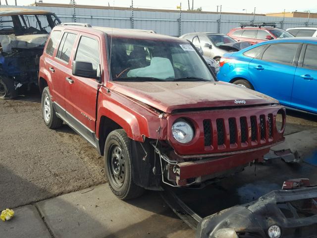 1C4NJPBAXDD130089 - 2013 JEEP PATRIOT SP RED photo 1