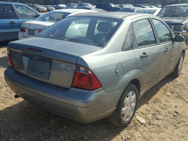 1FAFP34N66W190234 - 2006 FORD FOCUS ZX4 GREEN photo 4