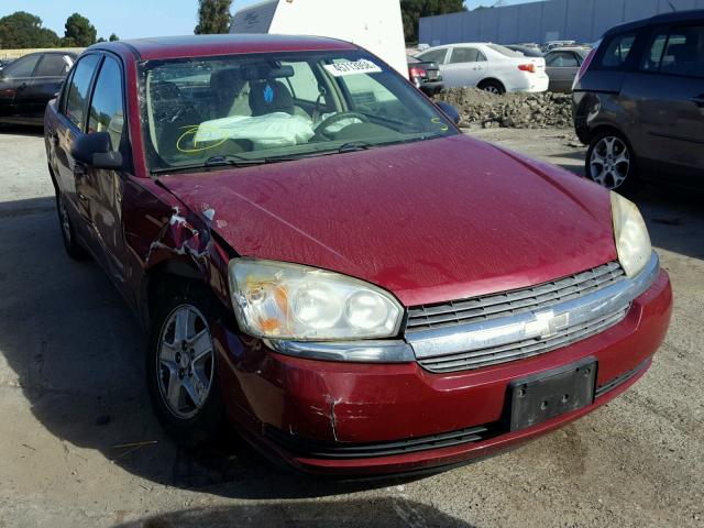 1G1ZT54844F143167 - 2004 CHEVROLET MALIBU LS RED photo 1