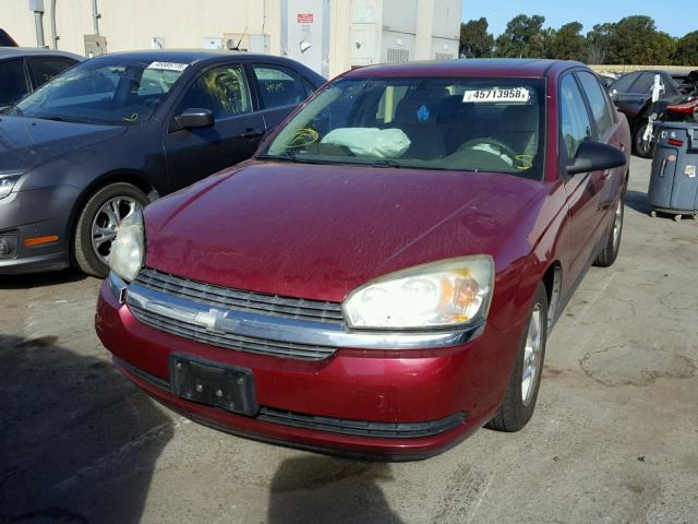 1G1ZT54844F143167 - 2004 CHEVROLET MALIBU LS RED photo 2