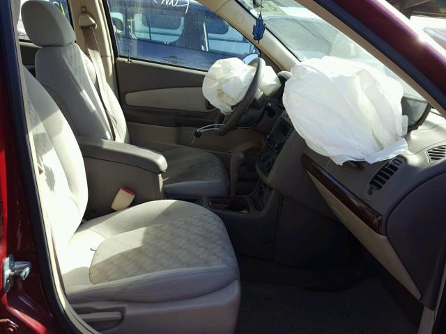 1G1ZT54844F143167 - 2004 CHEVROLET MALIBU LS RED photo 5