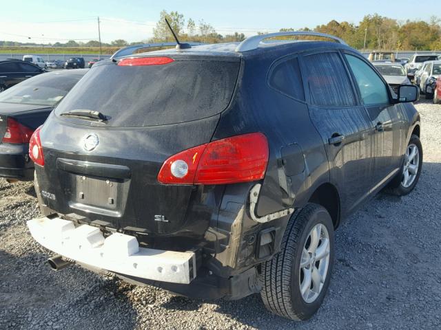 JN8AS58T79W321719 - 2009 NISSAN ROGUE S BLACK photo 4